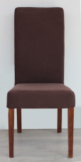 Krzesło tapicerowane brązowe